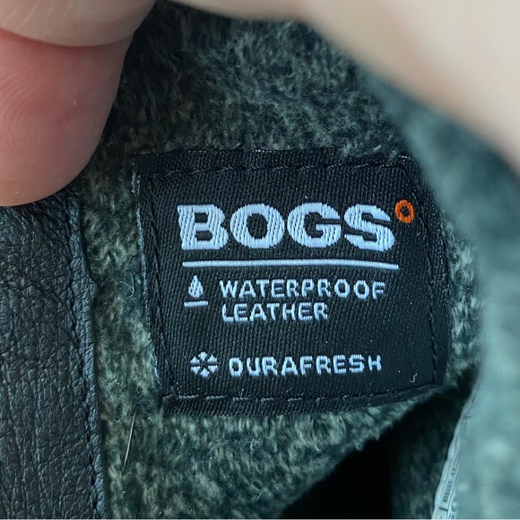 Women’s Bogs Carly Low Waterproof Leather/Suede Boots w/Rubber Soles. Blk, SZ 11 - Picture 13 of 16